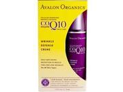 Avalon Organics Co Enzyme Q10 Skin Care CoQ10 Wrinkle Defense Cr me 1.75 fl. oz. 209503