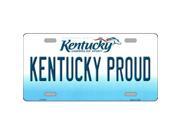 Smart Blonde LP-6766 Kentucky Proud Novelty Metal License Plate Smart Blonde LP-6766 Kentucky Proud Novelty Metal License Plate