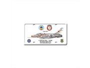 Past Time Signs DP023 F 100D Super Sabre Aviation License Plate