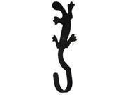 Village Wrought Iron WH 39 XS Lizard Wall Hook Extra Small Black