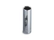 Sk Hand Tool Llc SK44918 .25 in. Drive 12 Point Deep Fractional Socket .56 in.