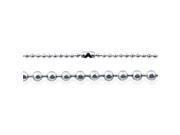 Doma Jewellery SSSSN03918 Stainless Steel Bead Necklace Ball Style 1.5 mm. Length 18 in.