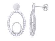 Doma Jewellery MAS00558 Sterling Silver Earrings with Cubic Zirconia