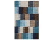 Rizzy Home MARMF945937892608 Marianna Fields Hand Tufted Runner Area Rug Grey 96 x 30 x 0.52 in.