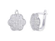 Doma Jewellery MAS01116 Sterling Silver Earrings with Micro Set Cubic Zirconia
