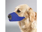Pet Pals TP614 11 19 GG Lined Fashion Muzzle 4.5 In Snout Size 0 Blue