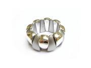 Alur Jewelry 16205SV Plastic Cuff Bracelet in Silver