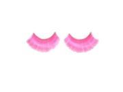Amscan 397281.103 Eyelashes Bright Pink Pack of 6