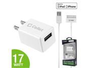 Cellet TCAPP30HWT 5 Watt With Folding Blades Single Port Home Charger White