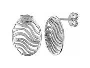 Doma Jewellery DJS02471 Sterling Silver Rhodium Plated Earring