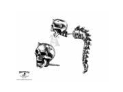Alchemy Gothic E321 Wraith Spine Earrings