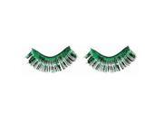 Amscan 397281.03 Eyelashes Festive Green Pack of 6