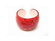 Alur Jewelry 26210RD Sparkling Plastic Bangle in Red