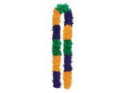 Amscan 255432 Feather Boa Mardi Gras 72 in. Pack of 6