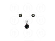 Doma Jewellery MAS06455 Sterling Silver Mystic Topaz Stone Earrings Pendant Set PS 1017