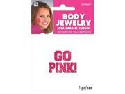 Amscan 395951.103 Glitter Go Body Jewelry Bright Pink Pack of 24