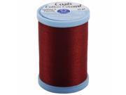 Coats Thread Zippers S925 2820 Cotton Covered Quilting and Piecing Thread 250 Yards Barberry Red