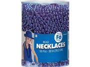 Amscan 395801.22 Bead Necklaces Marine Blue Pack of 200