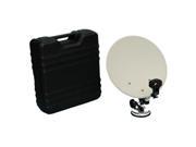 Homevision Technology DWD35T 14 Inch 35x40cm DigiMonster Camping set Dish in Plastic Case with 1 x Dual LNB