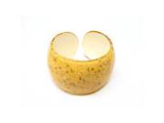 Alur Jewelry 26210YW Sparkling Plastic Bangle in Yellow