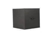 Organize It All 84617 15 in. Single Drawer Storage Cube in Black