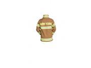 Jr. Firefighter Suit size 4 6 Tan NEW YORK Helmet Sold Separately