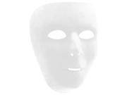 Amscan 365645 Full Face Mask White Pack of 12
