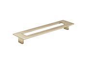 Topex 8 1070019234 Large Rectangular Pull With Hole 192mm Polished Satin Nickel