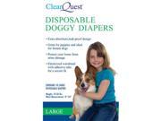 Petedge US948 18 ClearQuest Disposable Doggy Diapers Lrg