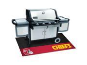 Fanmats 12189 NFL Kansas City Chiefs Grill Mat 26 in. x 42 in.