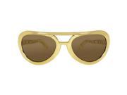 Amscan 840570 Golden Sunglasses 50s Giant Pack of 6