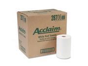 Georgia Pacific 28706 Acclaim Nonperforated Paper Towel Rolls 7 7 8 x 350 White