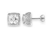 Doma Jewellery DJS02138 Sterling Silver Rhodium Plated Earring with CZ