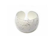 Alur Jewelry 26210WH Sparkling Plastic Bangle in White