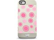 iSkin VBPKD5 PK5 Vibes Polka Dots Hard Case For Iphone 5 5S Pink