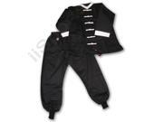 Isport UC0201A Kung Fu Uniform Black No. 1 Child Large