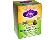 Yogi 27024 Organic Green Kombucha Decaf Tea