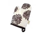 A Greener Kitchen OM003 Organic Cotton Oven Mitt Evelyn Chocolate Brown