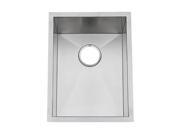 Artisan FPUR1519 D10 Undermount 16 Gauge Stainless Steel Sink