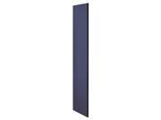 Salsbury 22235BLU Side Panel For 21 Inch Deep Extra Wide Designer Wood Locker Without Sloping Hood Blue