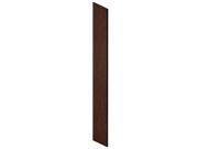 Salsbury Industries 22234MAH Side Panel for Extra Wide Designer Wood Locker with Sloping Hood Mahogany