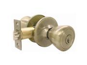 Ultra Antique Brass Entry Lockset Ultra Security Series 43958