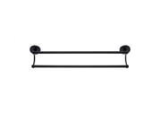 JVJHardware 20648 Roped 24 in. Double Towel Bar Set Concealed Screw Oil Rubbed Bronze