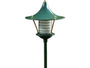 Dabmar Lighting LV106A G Cast Aluminum Flair Top Pagoda Light with 0.50 In. Base Green