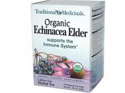 Traditional Medicinals 0670158 Organic Echinacea Elder Herbal Tea 16 Tea Bags