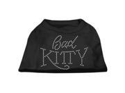 Mirage Pet Products 52 08 XSBK Bad Kitty Rhinestud Shirt Black XS 8