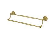 Kingston Brass BA4813PB Metropolitan 24 Inch Dual Towel Bar Polished Brass