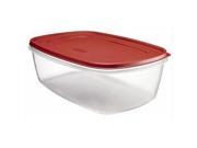Rubbermaid 1777164 RED EZ Find 2.5 Gallon Rectangle Container Pack Of 4