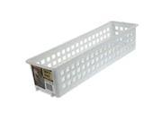 Rubbermaid Slide N Stack 20in. Stacking Basket 5580RDWHT