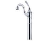 Kingston Brass KB3421GL Single Handle Vessel Sink Faucet with Optional Cover Plate